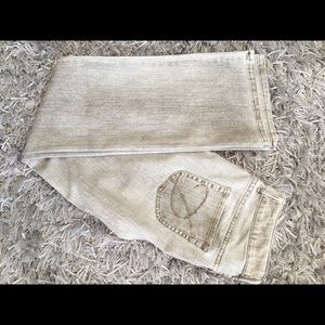 Chico’s Platinum Denim Jean-Flare leg